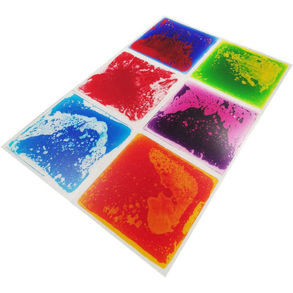 19.7" Square Liquid Sensory Floor Tile - Box of 6