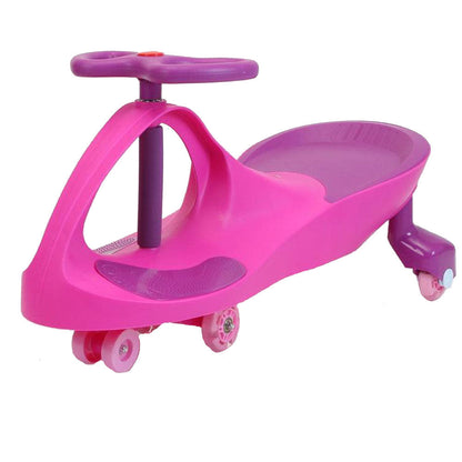 Ride-On Wiggle Car with Light-Up Wheels, 3 Years & Up, Twist, Swivel & Go!