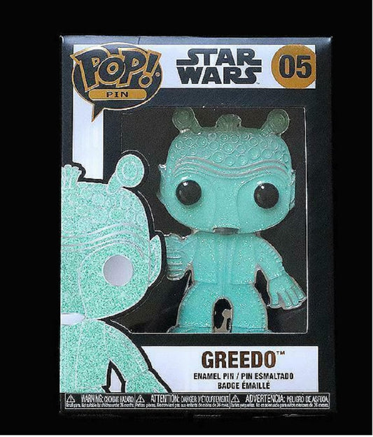 Funko Pop! Pin Star Wars Greedo Glitter Chase 4" Pin