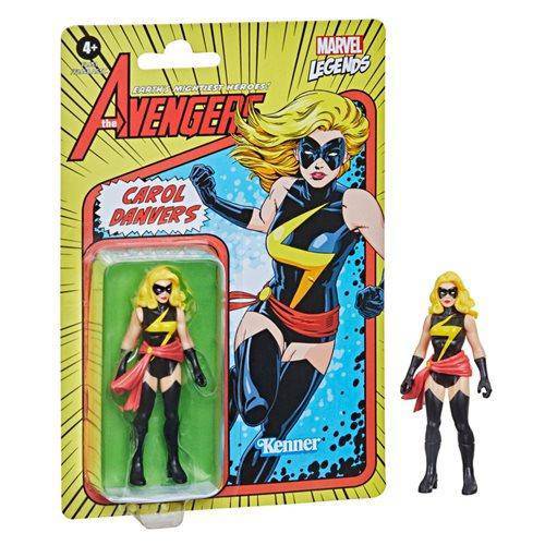 Marvel Legends Retro Collection Carol Danvers 3 3/4-Zoll-Actionfigur