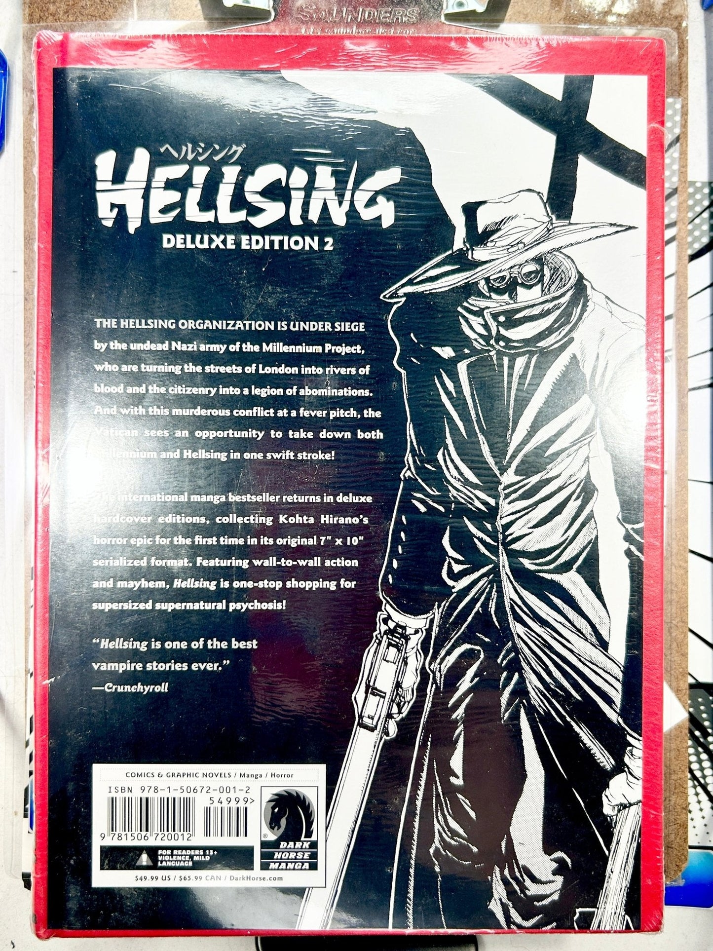 Hellsing Deluxe Hardcover Vol 2 Brand New Sealed