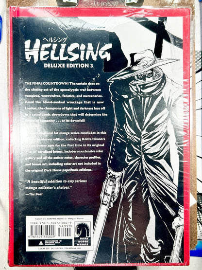Hellsing Deluxe Hardcover Vol 3 Brand New Sealed