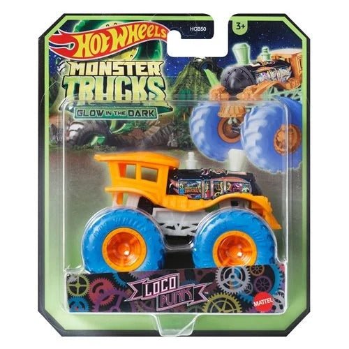 Hot Wheels Monster Trucks Glow-in-the-Dark 1:64 Scale Vehicle 2024 - Select Vehicle(s) (6281)