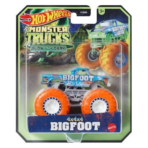 Hot Wheels Monster Trucks Glow-in-the-Dark 1:64 Scale Vehicle 2024 - Select Vehicle(s) (6281)