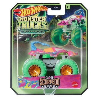 Hot Wheels Monster Trucks Glow-in-the-Dark 1:64 Scale Vehicle 2024 - Select Vehicle(s) (6281)