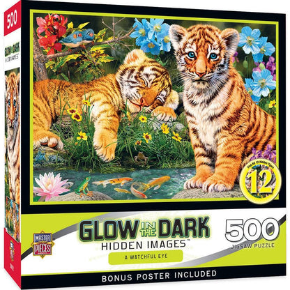 Hidden Images - A Watchful Eye 500 Piece Jigsaw Puzzle