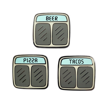 Scale Enamel Pin