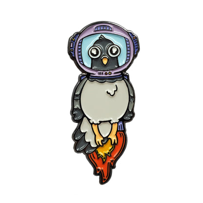 Astronaut Pigeon Pin