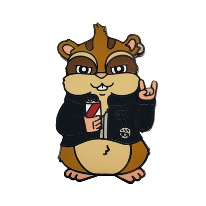 Chip Punk Chipmunk Pin