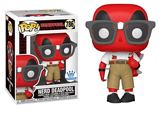 POP! Marvel: 786 Deadpool 30th, Nerd Deadpool Exclusive