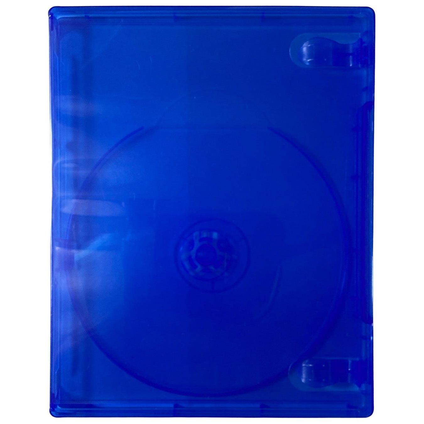 PlayStation 4 Translucent Blue Video Game Replacement Shell Storage Case