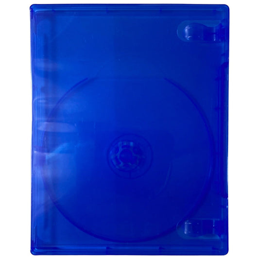 PlayStation 4 Translucent Blue Video Game Replacement Shell Storage Case