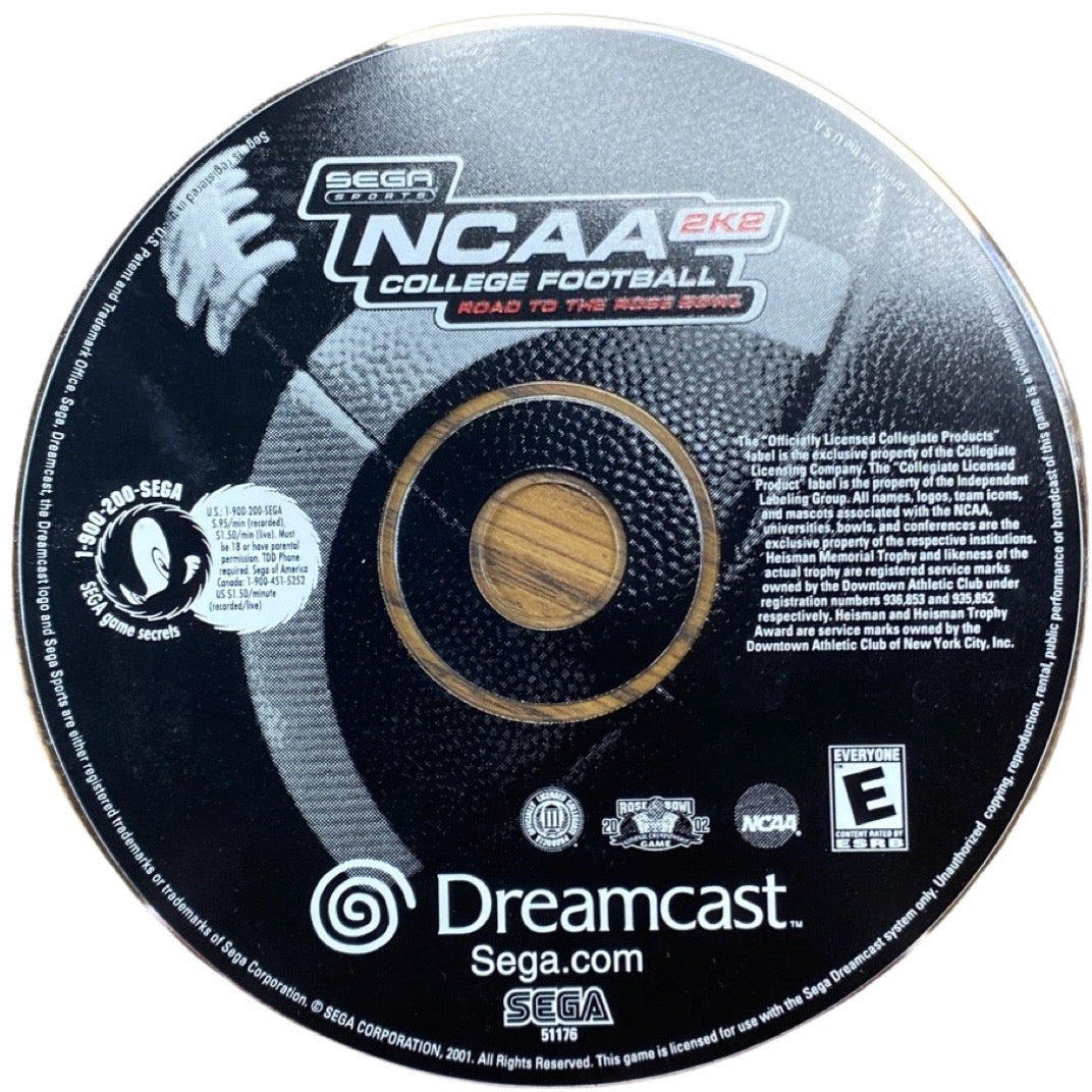 NCAA College Football 2K2 - Sega Dreamcast (LOOSE)