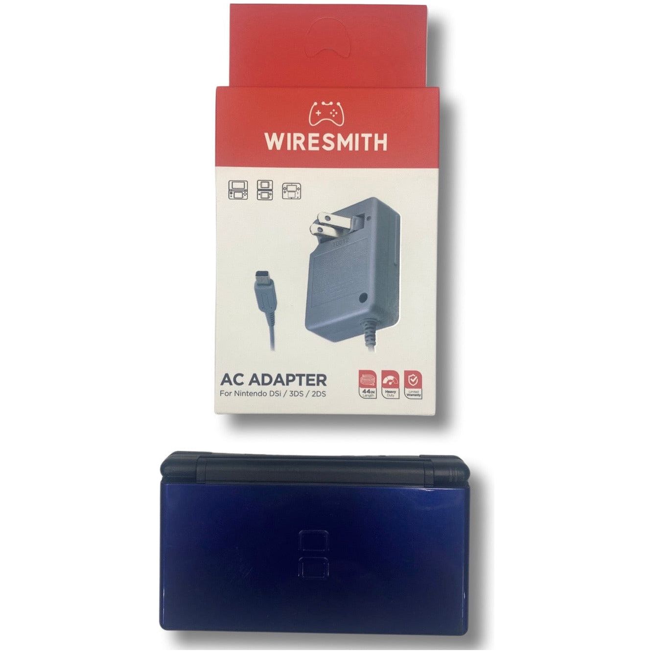 Cobalt & Black Nintendo DS Lite (Re-Shelled)- Nintendo DS