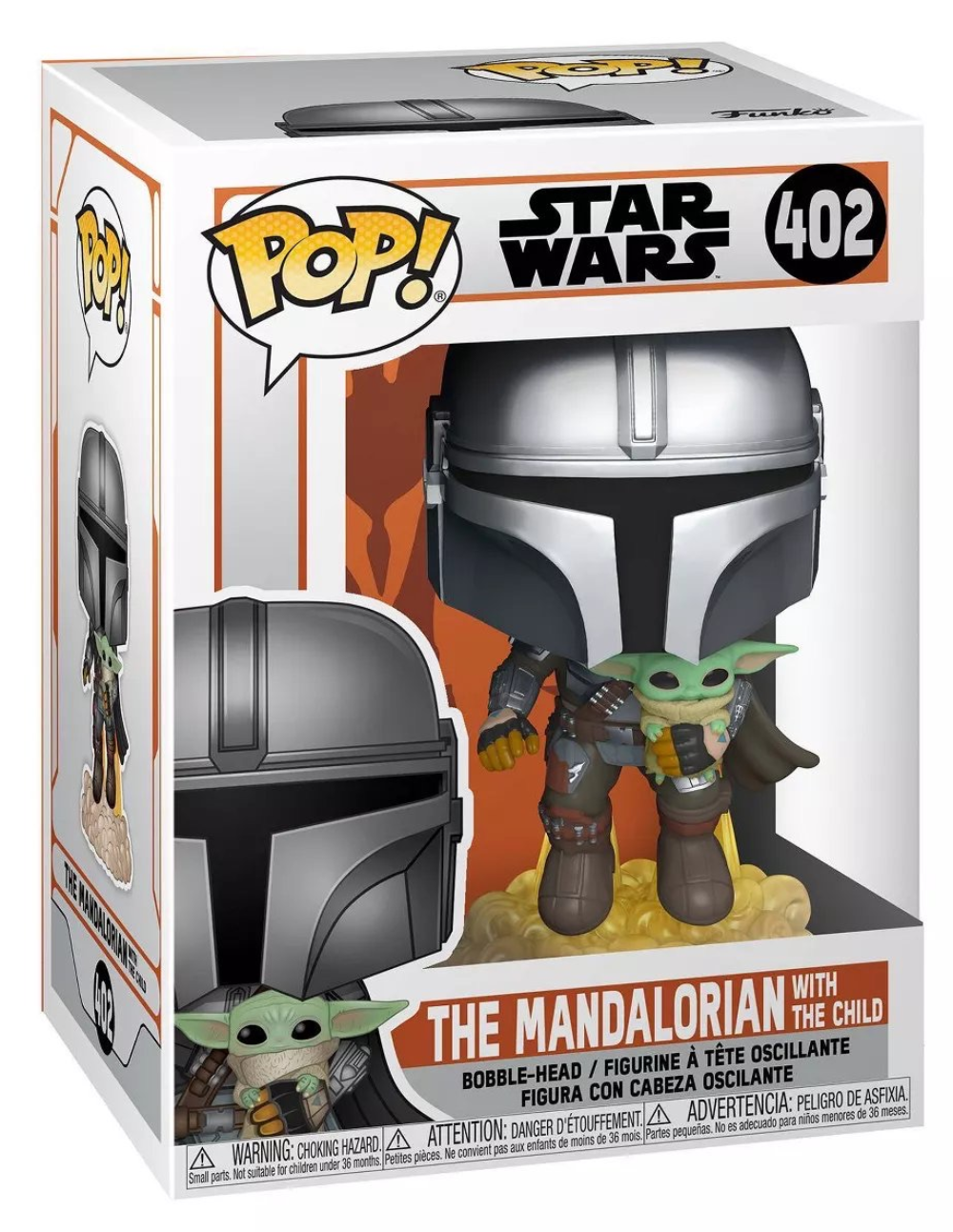 POP! Star Wars: 402 The Mandalorian, Mandalorian with The Child