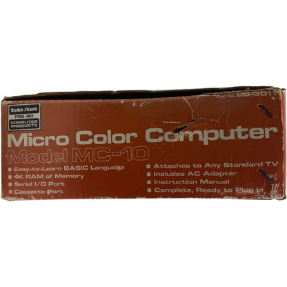 TRS-80 Micro Color Computer (﻿Model: ﻿MC-10)