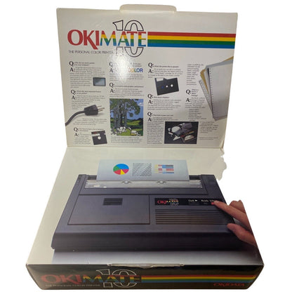 Okidata Okimate 10 Color Printer & Commodore Plug & Print