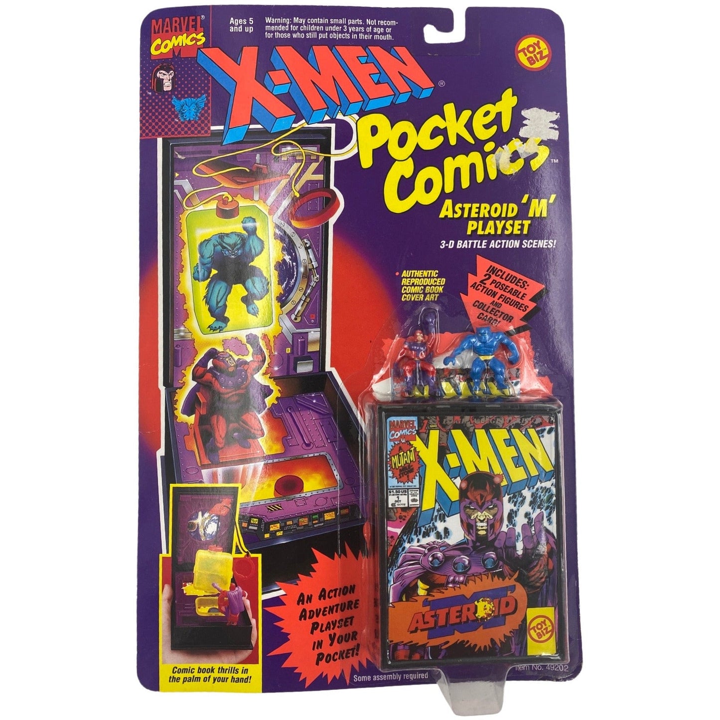 X-Men Pocket Comics Asteroid 'm' Playset