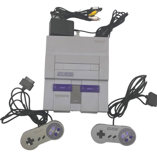Super Nintendo (With 2 Controllers)