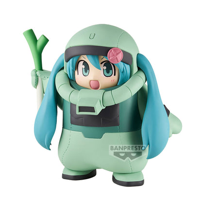 Gundam 45th Anniversary Hatsune Miku Zaku Costume Figure - Official Banpresto Collectible