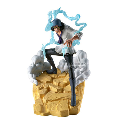 One Piece Senkozekkei Kuzan Aokiji Figure - Banpresto Admiral Collectible | OP Anime Figure