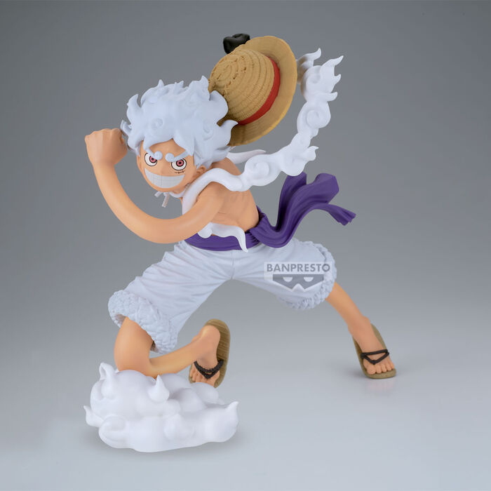 One Piece Luffy Gear 5 Grandista II Figure - Official Banpresto Sun God Nika