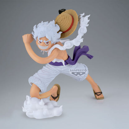 One Piece Luffy Gear 5 Grandista II Figure - Official Banpresto Sun God Nika