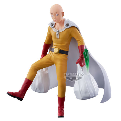 One-Punch Man Saitama Figure - One Punch Life Banpresto Premium Collectible
