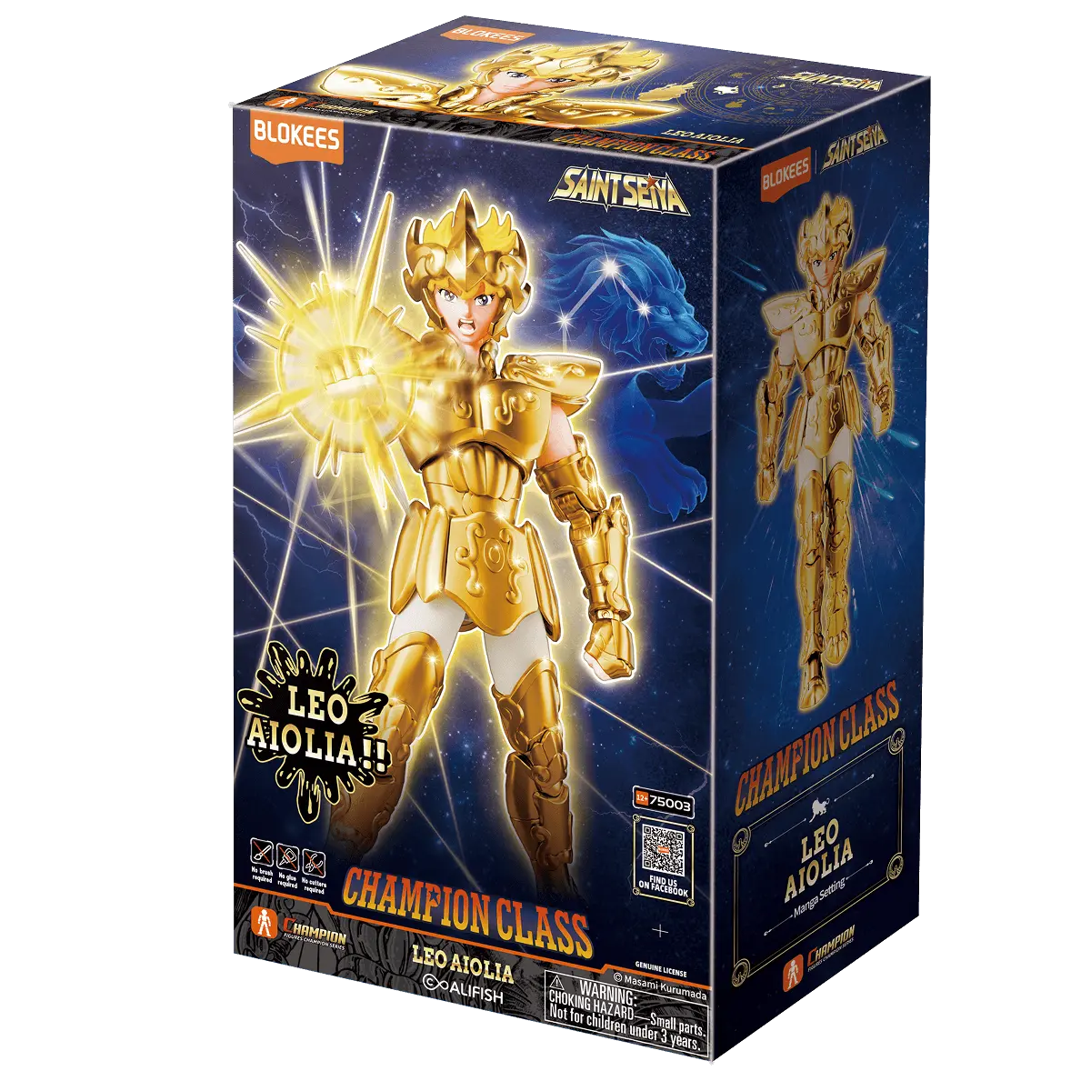 Blokees Saint Seiya Leo Aiolia Champion Class Action Figure
