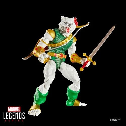 Spider-Man Marvel Legends Magic: The Gathering Man-Wolf 6-Inch Action Figure and Card