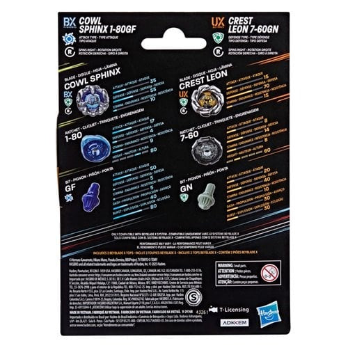 Beyblade X  Dual Pack Set - Select Set(s)