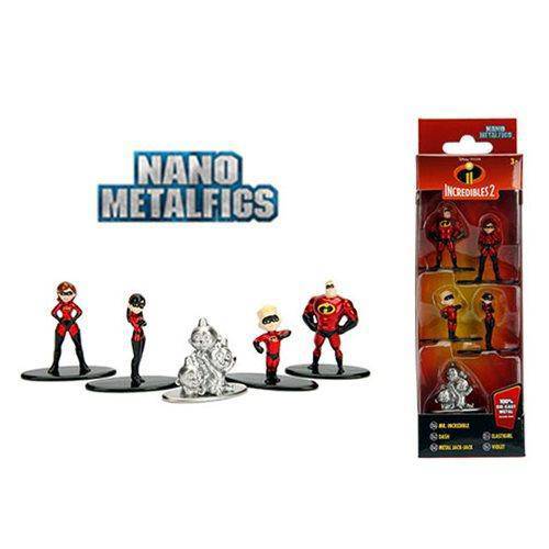 Incredibles 2 Nano Metalfigs Die-Cast Metal Mini-Figure 5-Pack