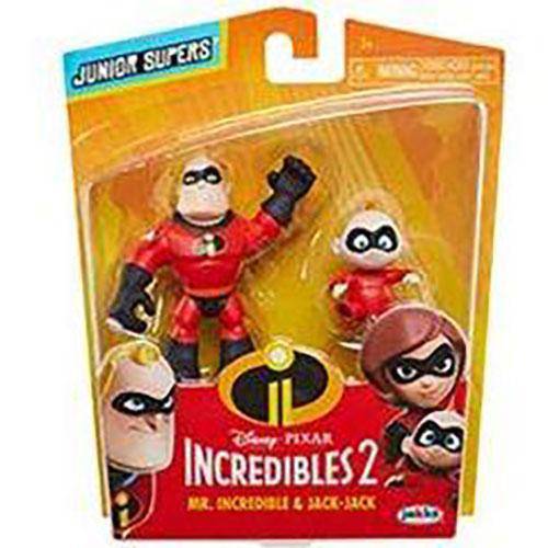 Incredibles 2 Precool 3-Inch Figures 2-Pack - Mr. Incredible and Jack-Jack