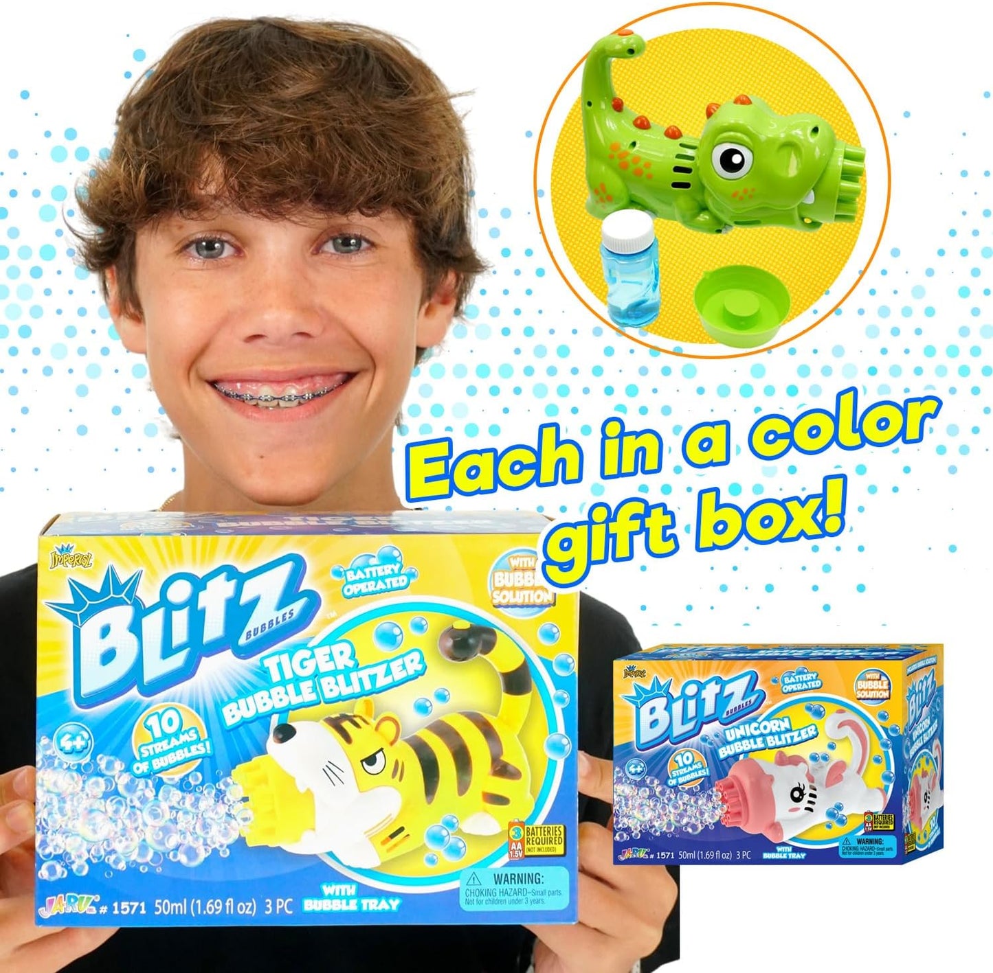 Blitz Bubble Blitzer Animal Assorted Styles