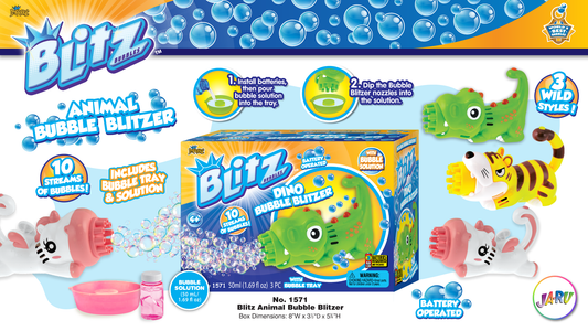 Blitz Bubble Blitzer Animal Assorted Styles