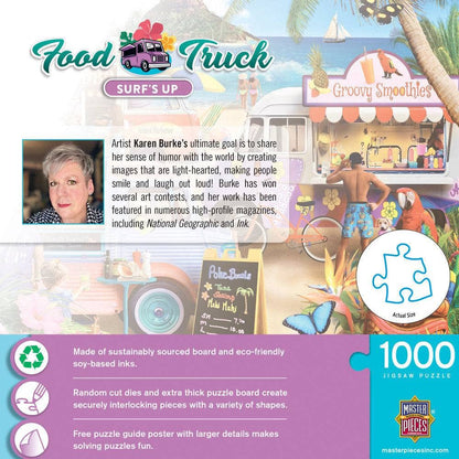 Food Truck Roundup - Surf's Up 1000 Piece Jigsaw Puzzle