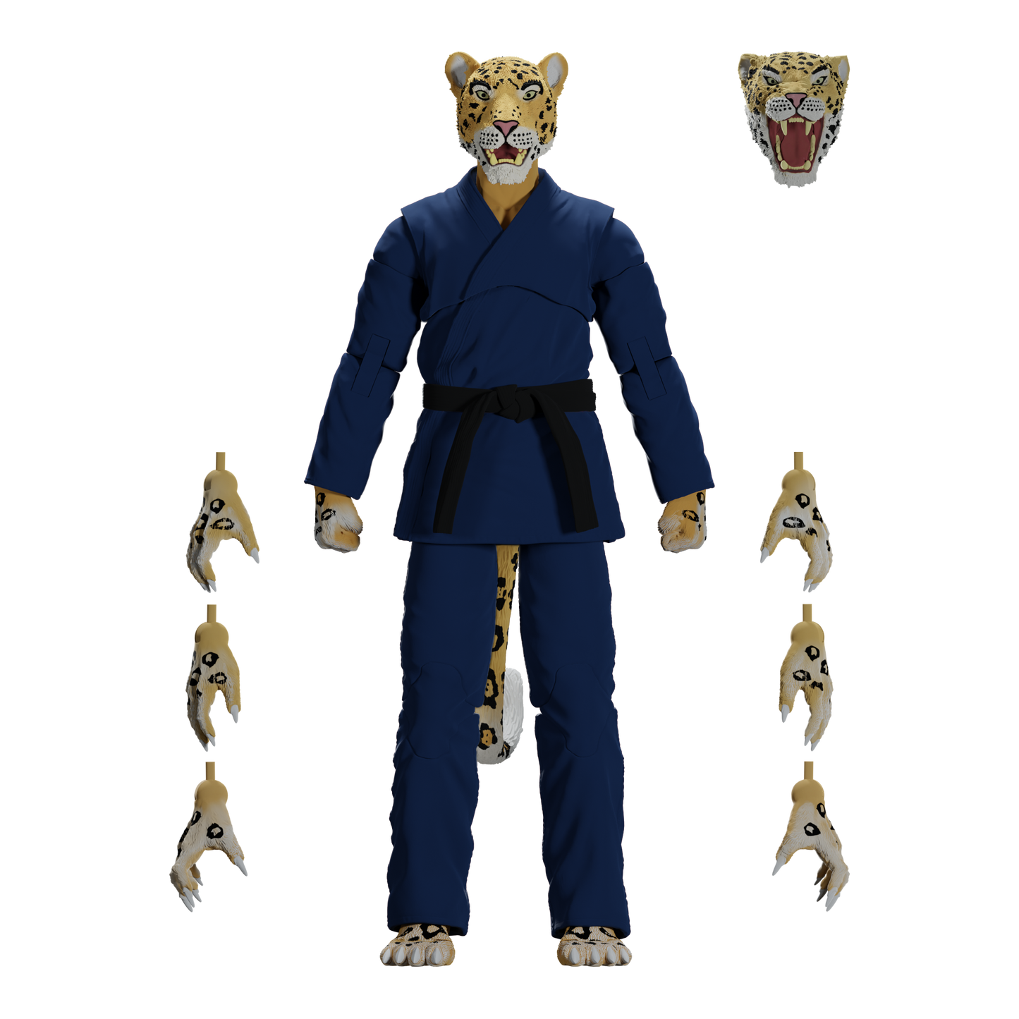 Zoo Jitsu Fighters Jairo the Jaguar Action Figure