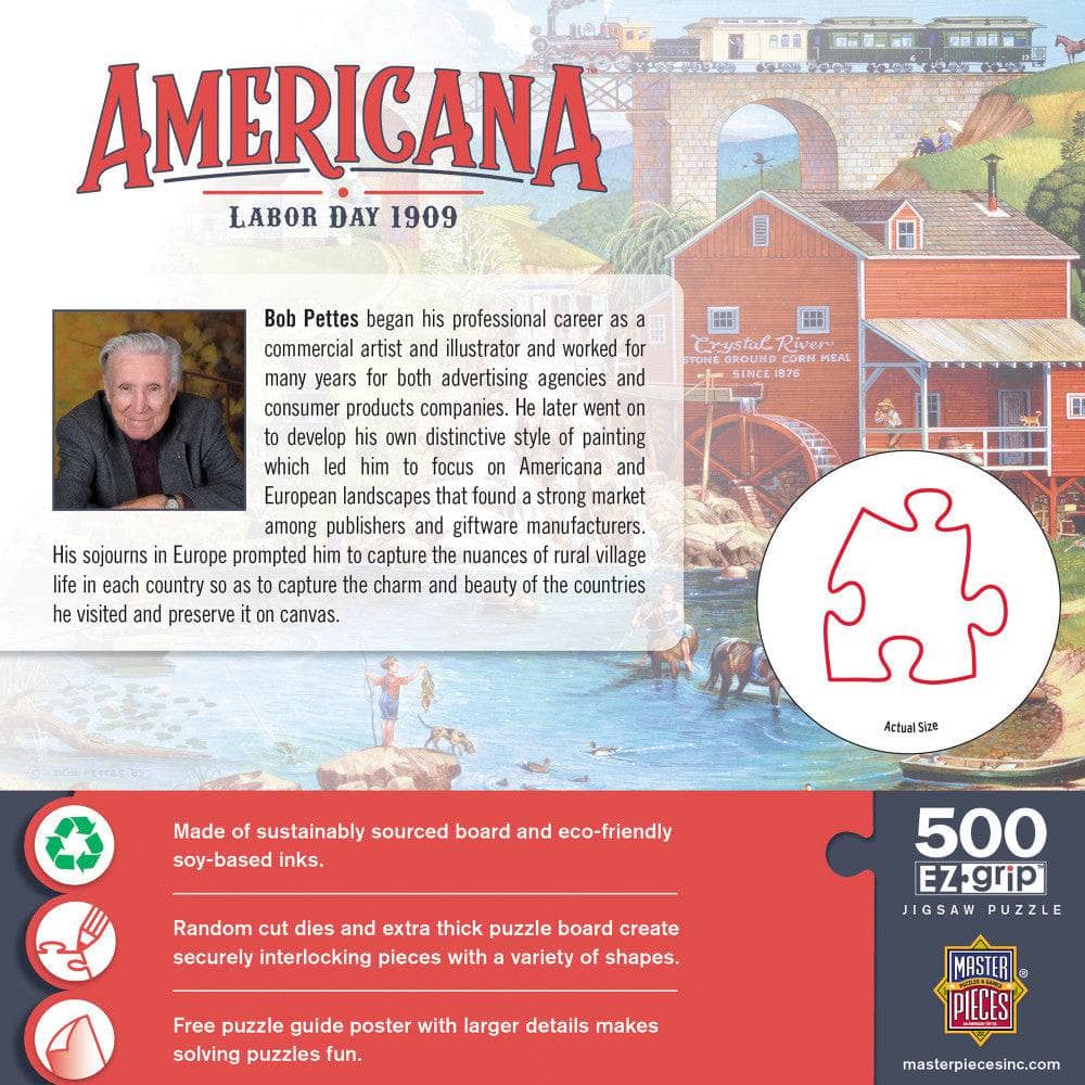Americana - Labor Day 1909 500 Piece EZ Grip Jigsaw Puzzle