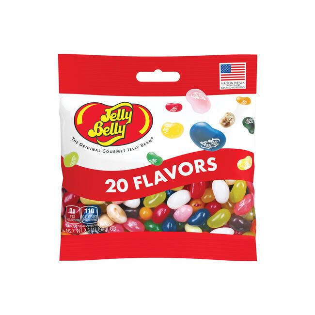 20 Assorted Jelly Bean Flavors 3.5 oz Bag