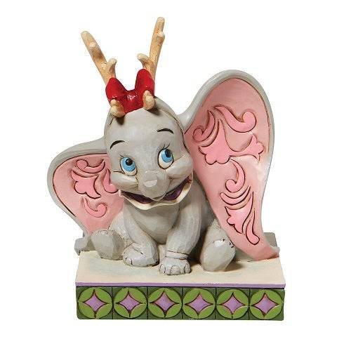 Enesco Jim Shore Disney Traditions Collection - Dumbo “Santa’s Cheerful Helper”