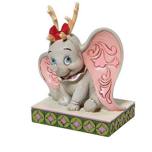Enesco Jim Shore Disney Traditions Collection – Dumbo „Der fröhliche Helfer des Weihnachtsmanns“ 
