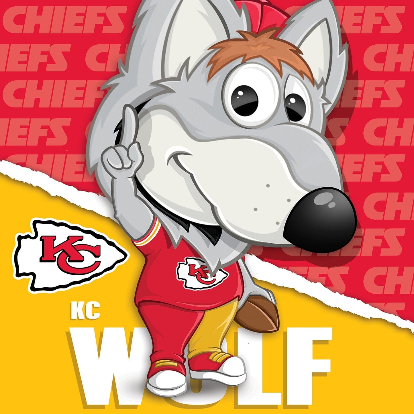 Kansas City Chiefs - NFL Mascot 100 Piece Jigsaw Puzzle