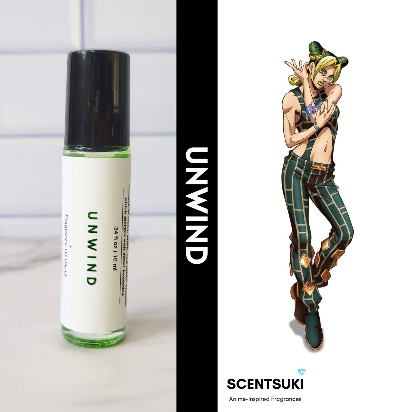 Jojo's Bizarre Adventure Anime Inspired Fragrances- Jolyne Cujoh