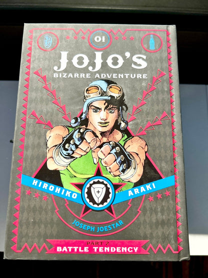 Jojo's Bizarre Adventure Vol 1 Part 2 Battle Tendency Hardcover