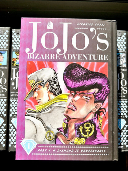 Jojo's Bizarre Adventure Vol 1 Part 4 Diamond is Unbreakable Hardcover