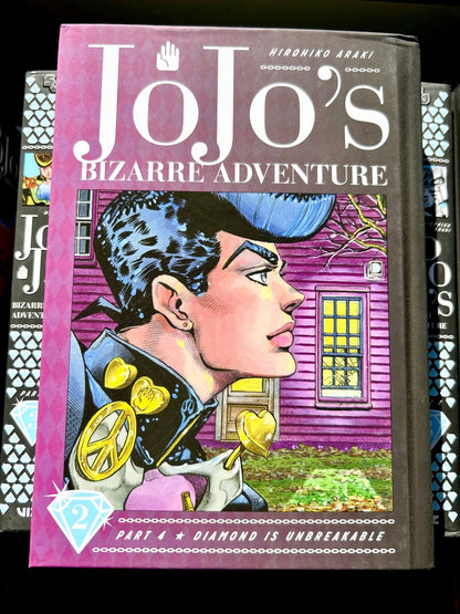 Jojo's Bizarre Adventure Vol 2 Part 4 Diamond is Unbreakable Hardcover