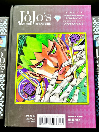 Jojo's Bizarre Adventure Vol 4 Part 4 Diamond is Unbreakable Hardcover
