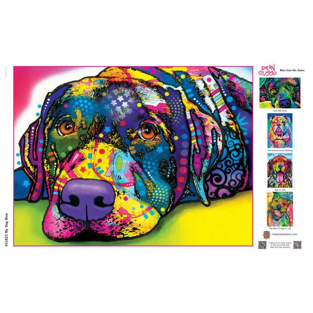 Dean Russo - My Dog Blue 300 Piece EZ Grip Jigsaw Puzzle
