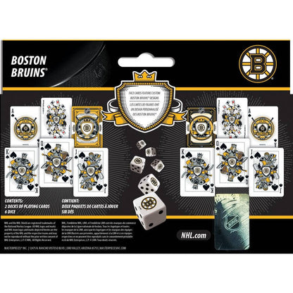Boston Bruins - 2-Pack Playing Cards & Dice Set