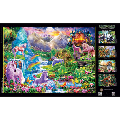 Hidden Images - Unicorns Retreat 500 Piece Jigsaw Puzzle